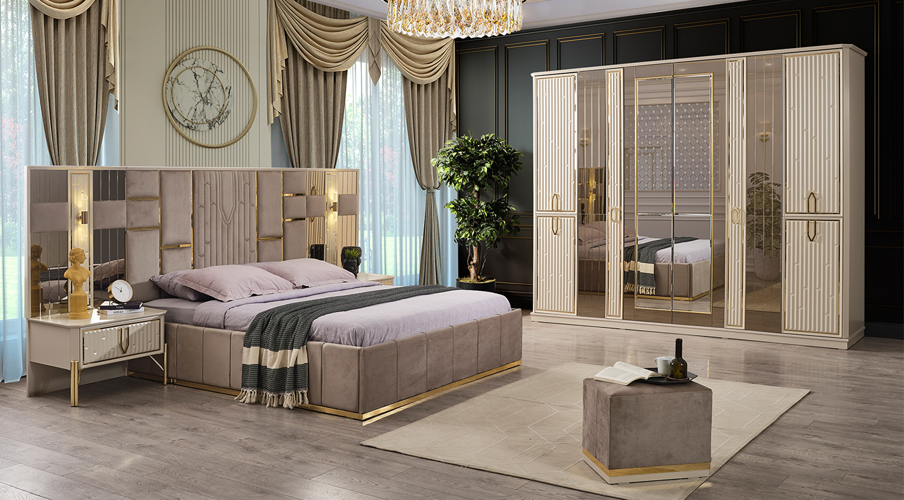 Bahar 6 Door Bedroom Set