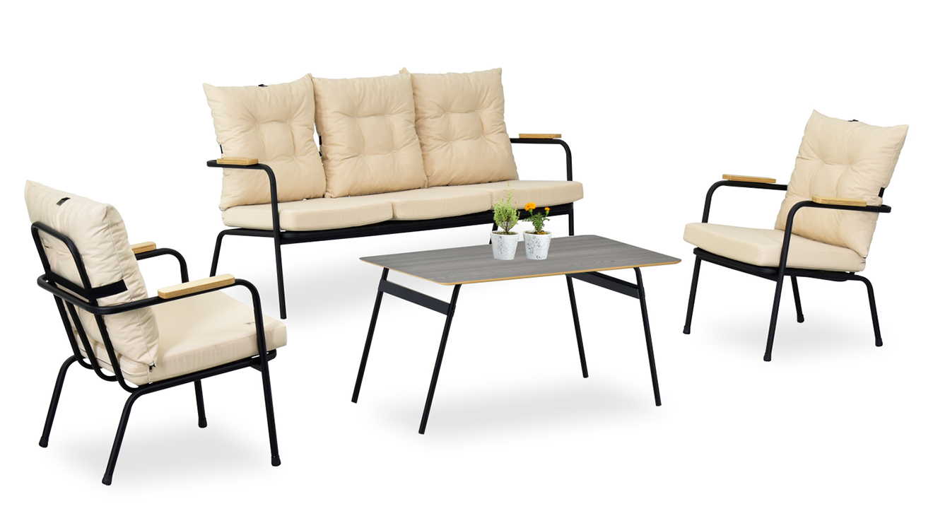 Beyman Cream Balcony Set 2