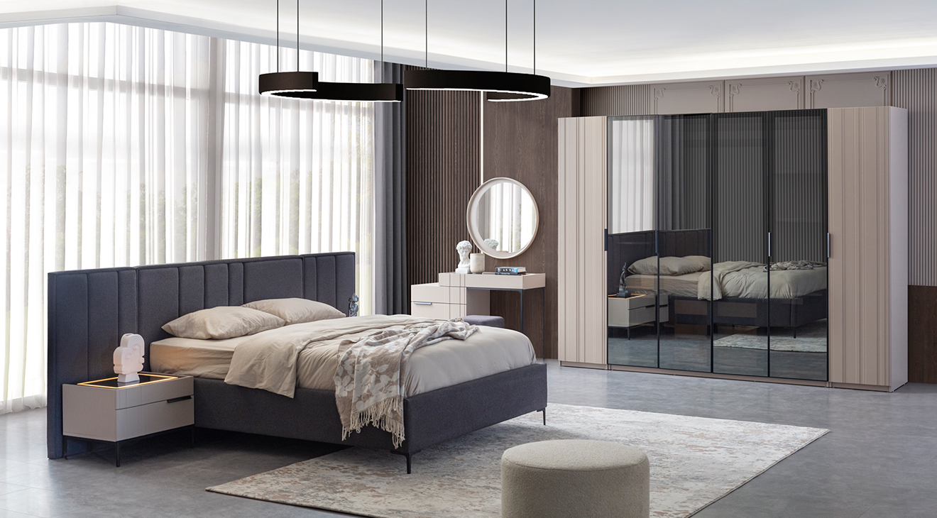 Capella 6-Door Bedroom Set