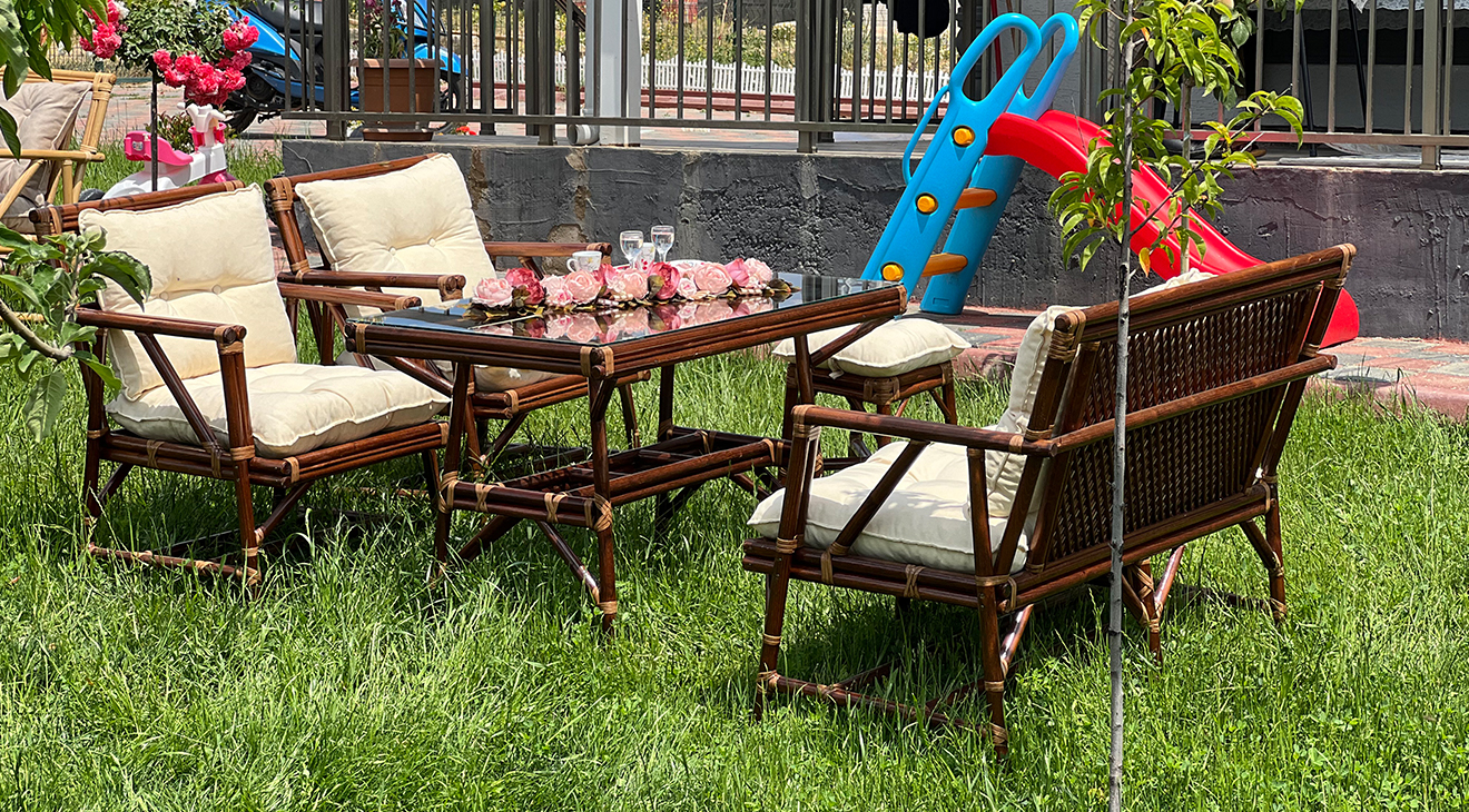 Walnut Garden Furniture 3