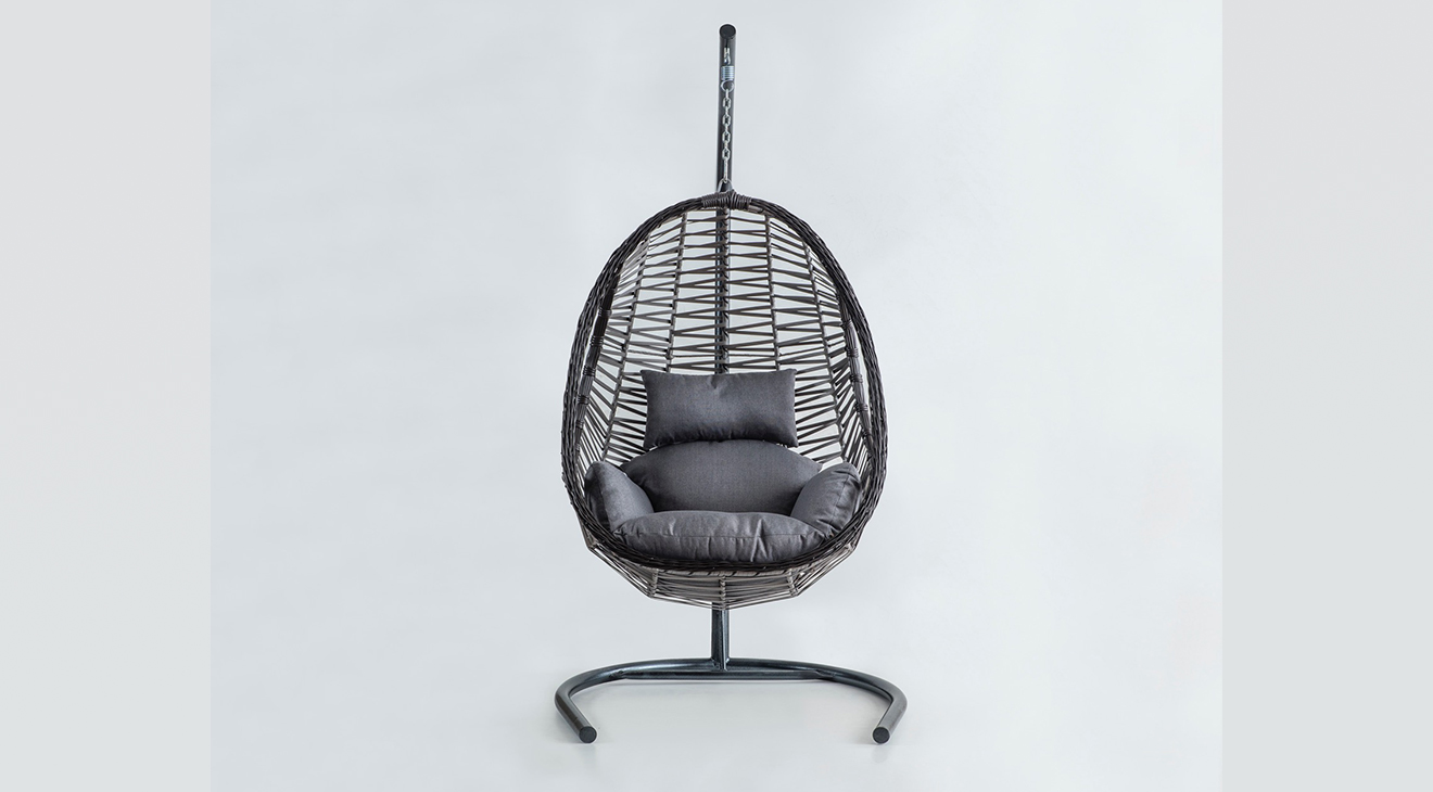 Cosmo Single Person Gray Swing