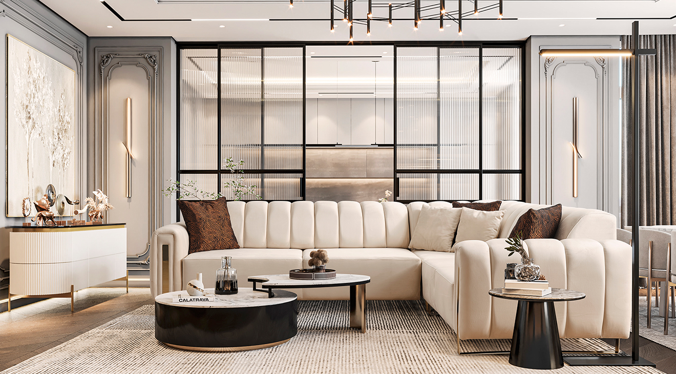 Diesel Corner Sofa Set