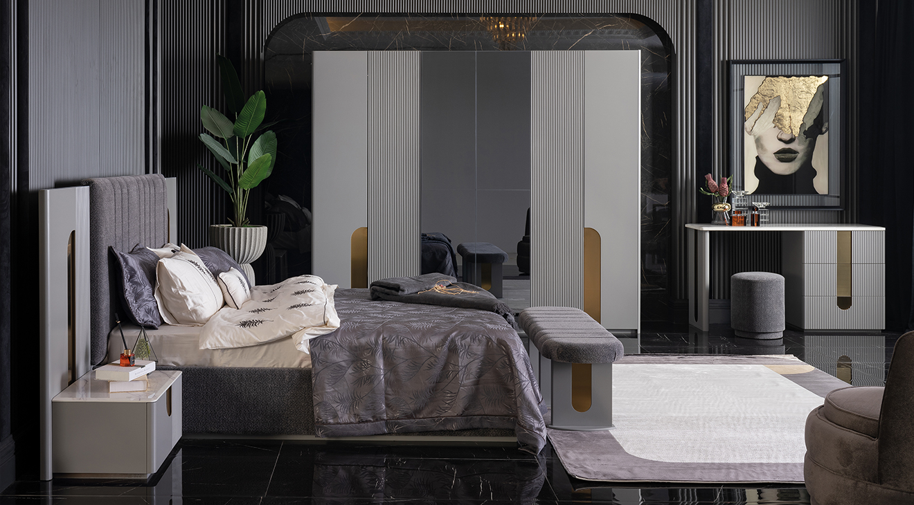 Dior 6 Kapaklı Yatak Odası Takımı