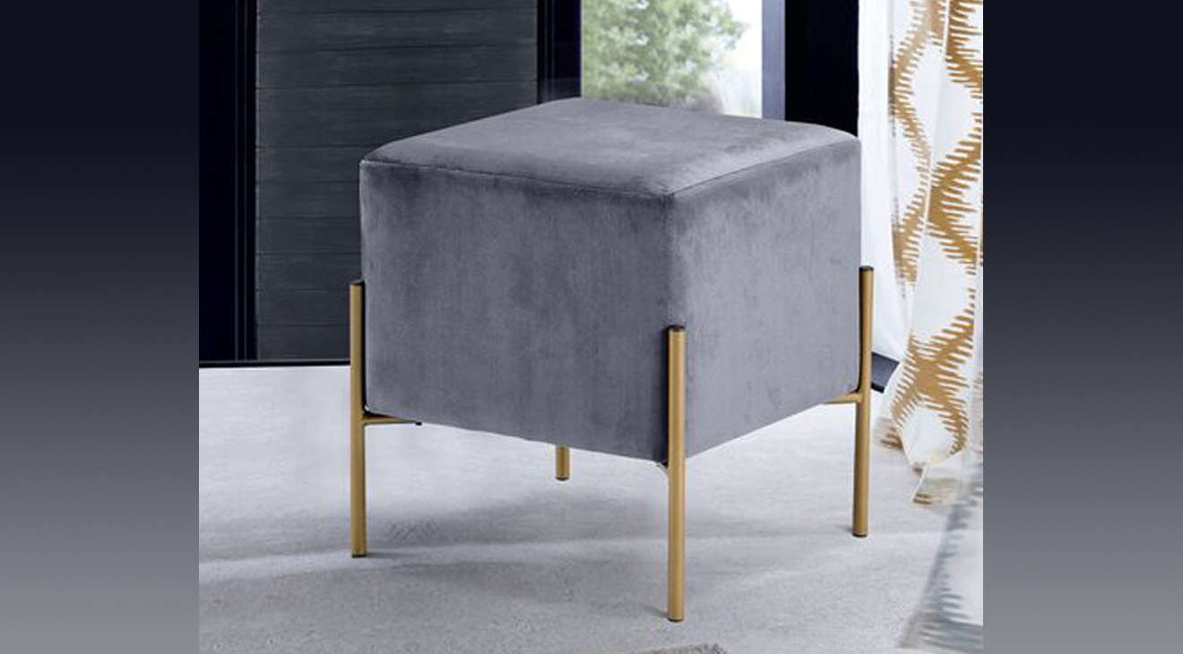 Dore Anthracite Pouf