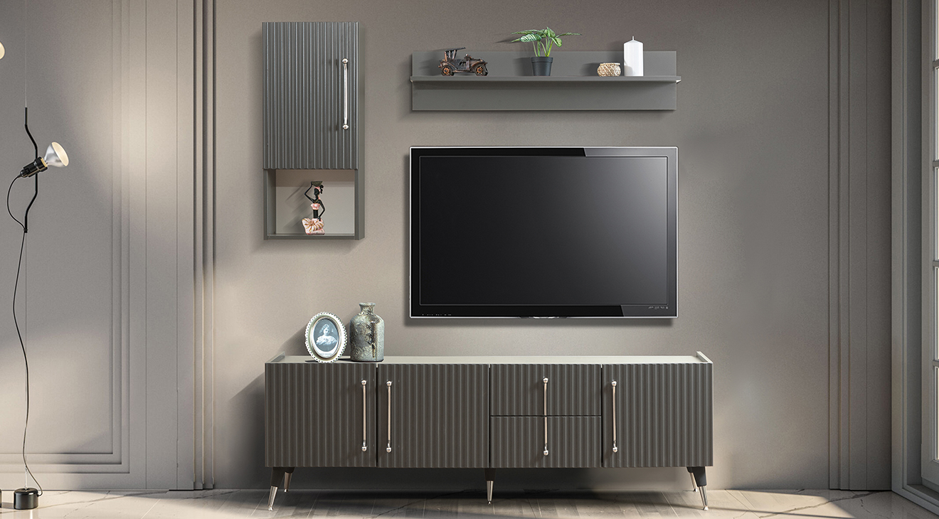 Duru Anthracite Tv Unit