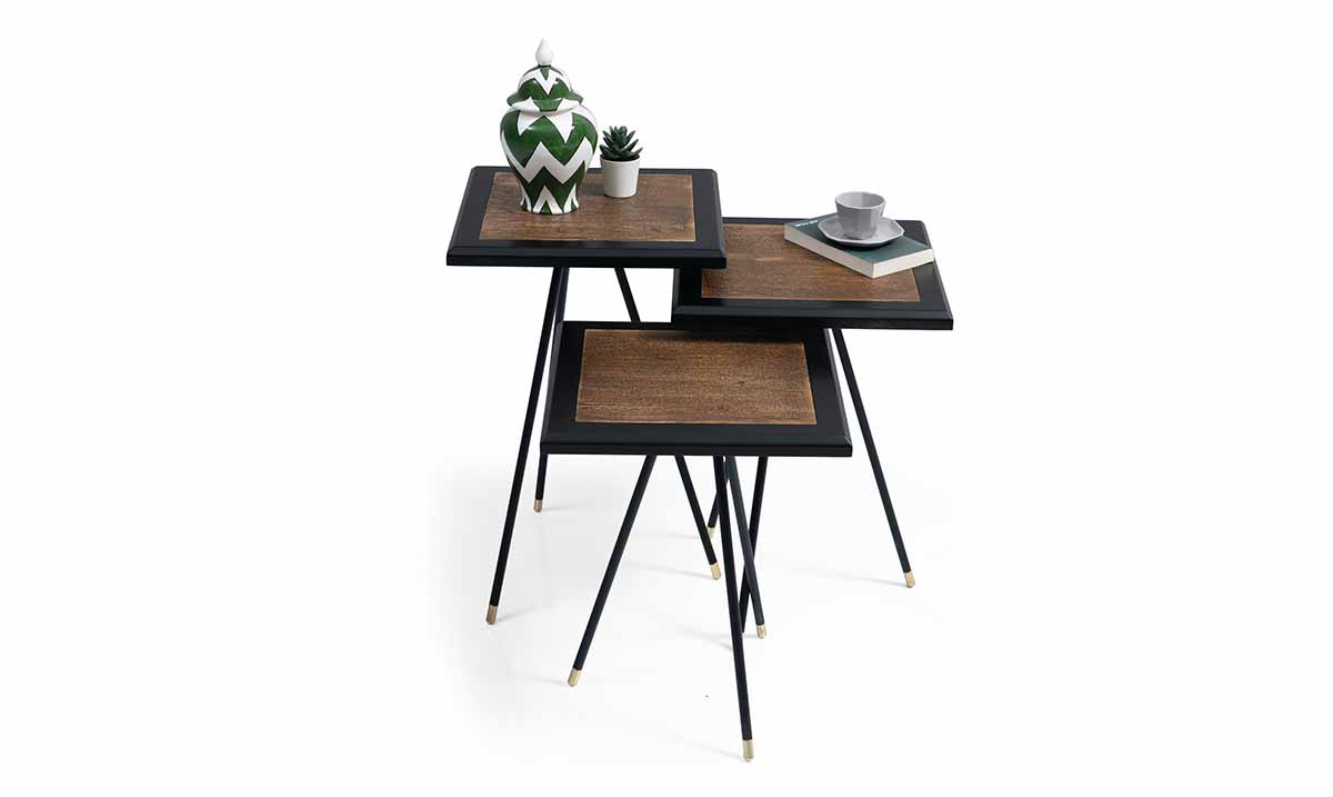 Art Side Table (Metal Leg)01