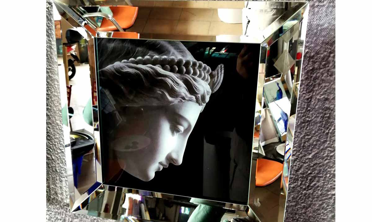 Heykel Ayna Çerceveli Tablo