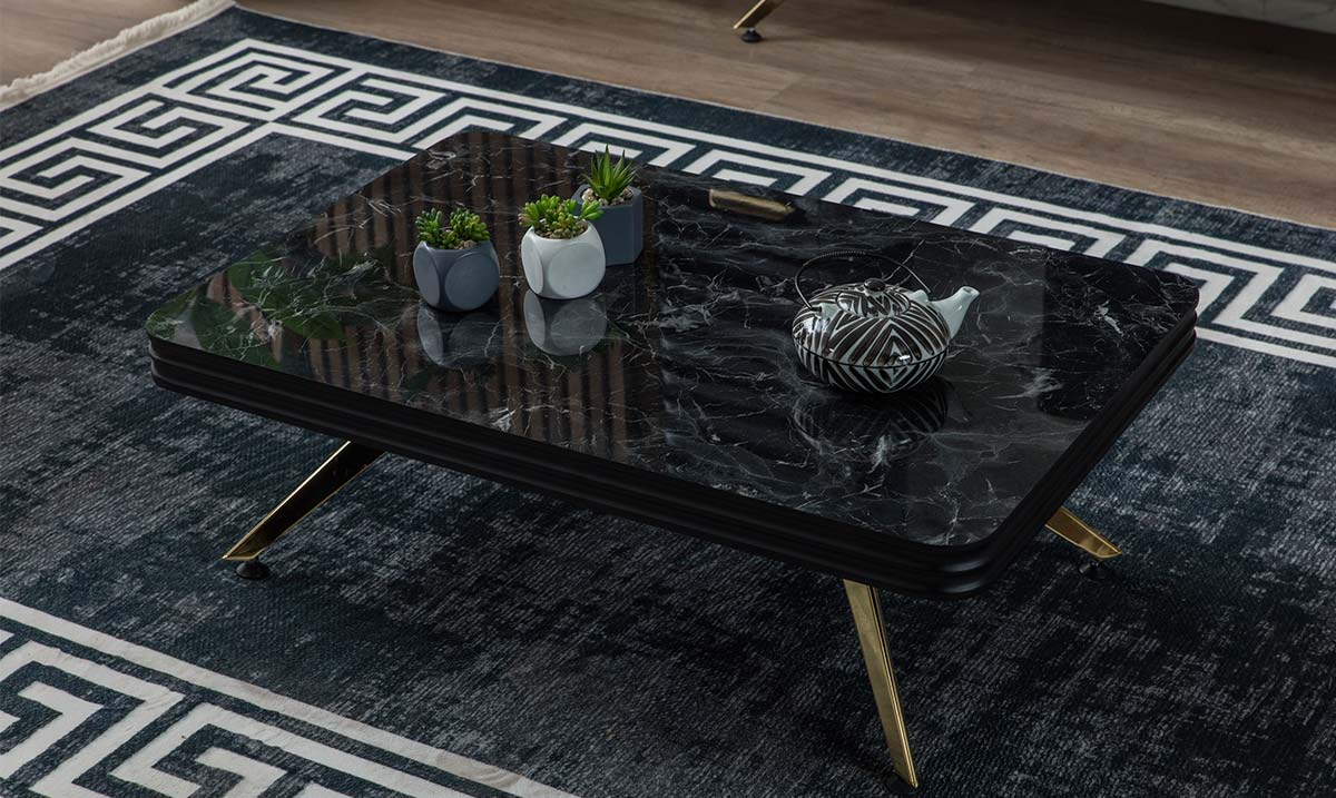 Istanbul Marble Patterned Coffee Table