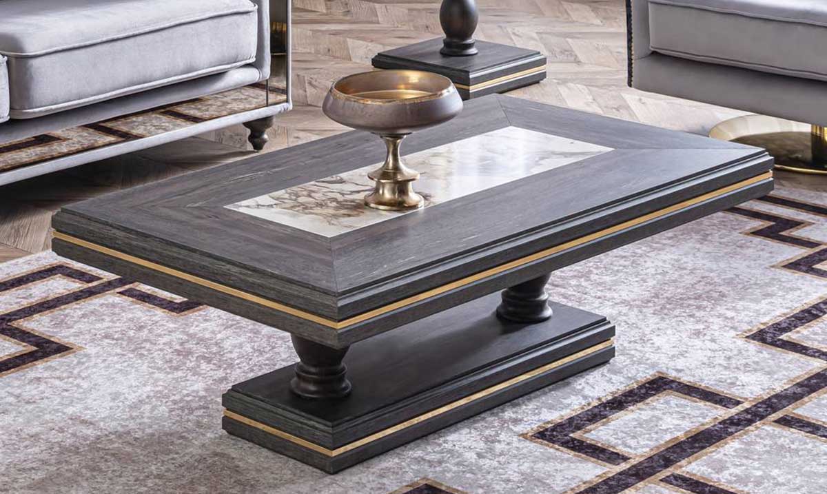 Madrid Wooden Leg Coffee Table