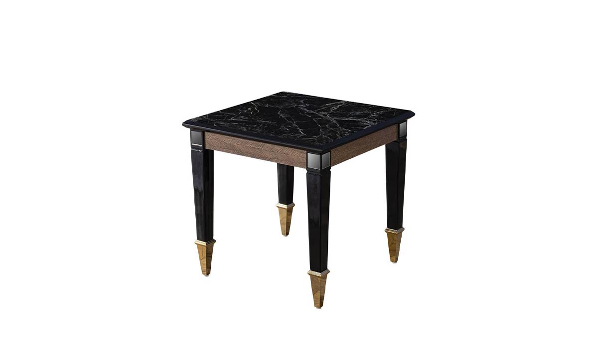 Parisar Metal Leg Side Table