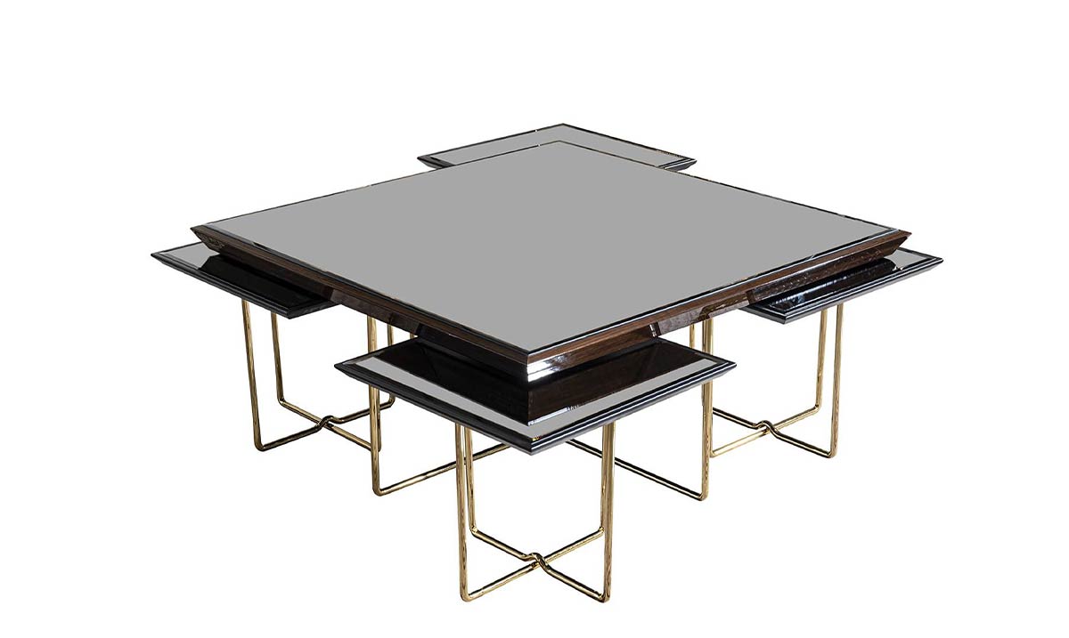 Prada Metal Leg Coffee Table