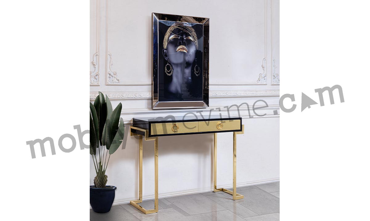 Vense Gold Metal Ayaklı Dresuar