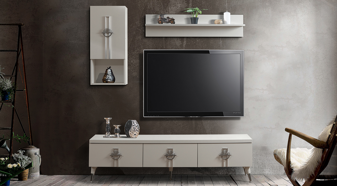 Ege Moonstone Silver Tv Unit 2