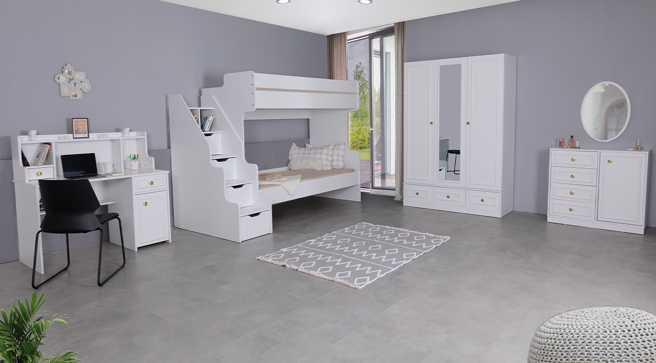 Elya Bunk Bed Young Room Set