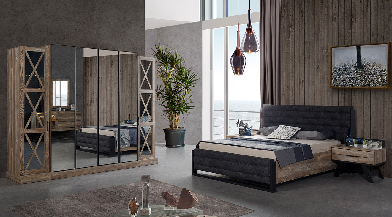 Favori 6 Door Bedroom Set