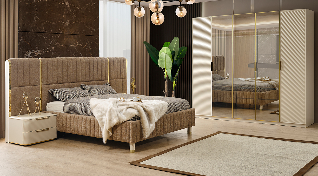 Godiva 5 Door Bedroom Set