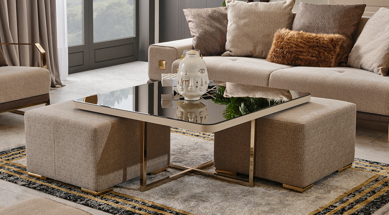 Grande Modern Coffee Table Set