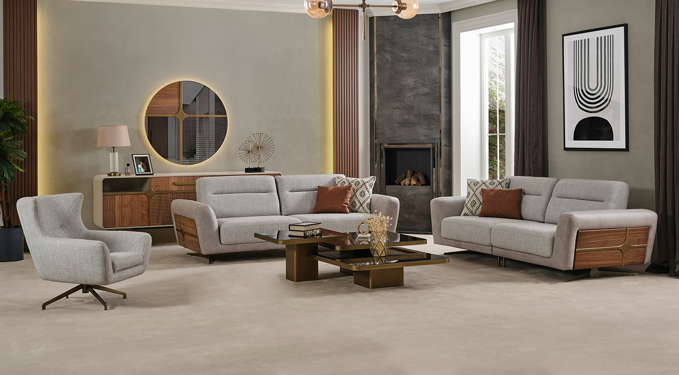 Gusto Modern Sofa Set 2