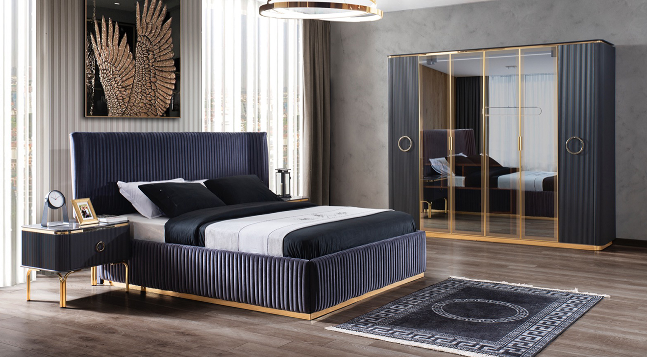 Hira 6 Door Bedroom Set