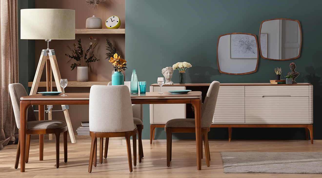 İnci Ceviz Dining Room Set