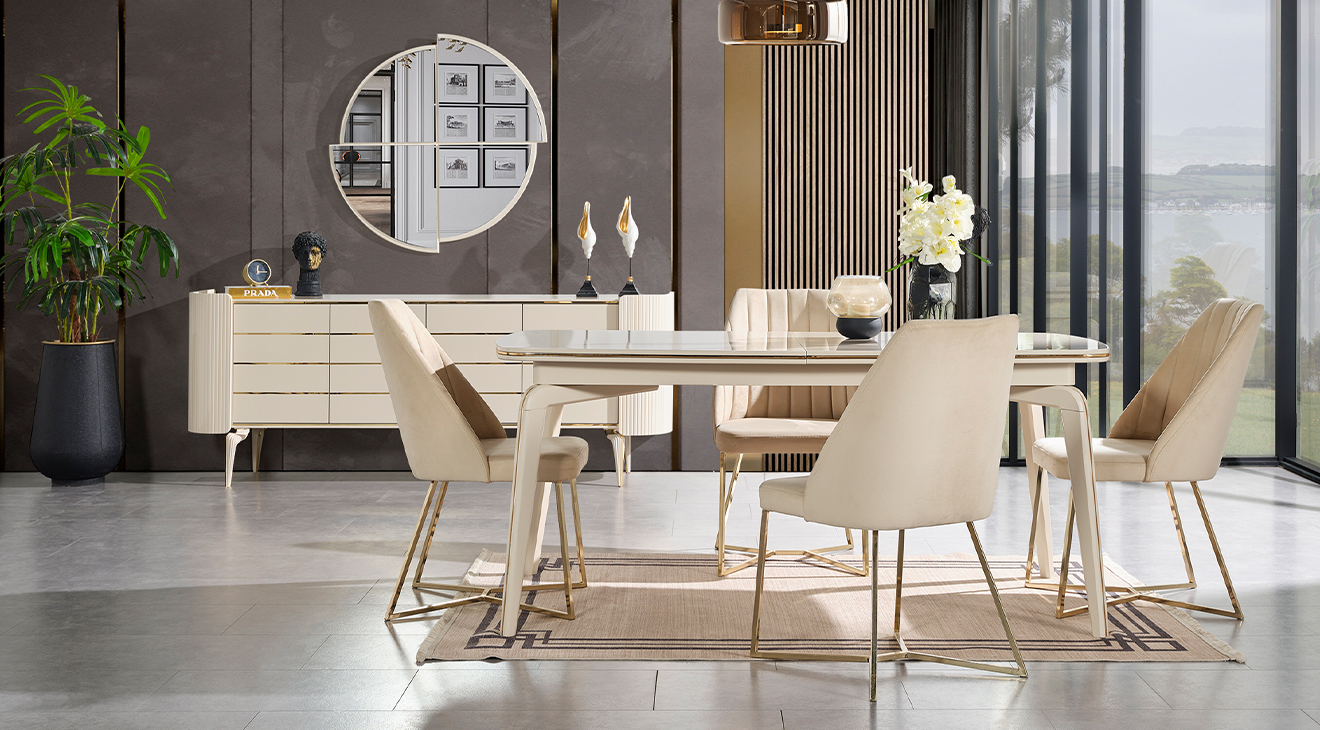 Karya Modern Dining Room Set