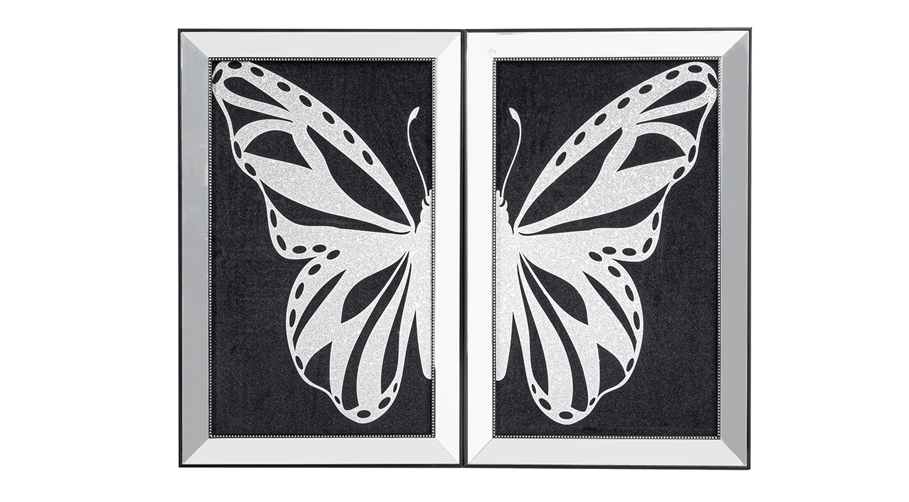 Butterfly Silver Painting