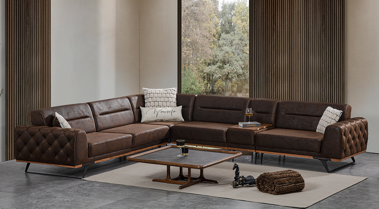 Kent Modern Corner Sofa Set
