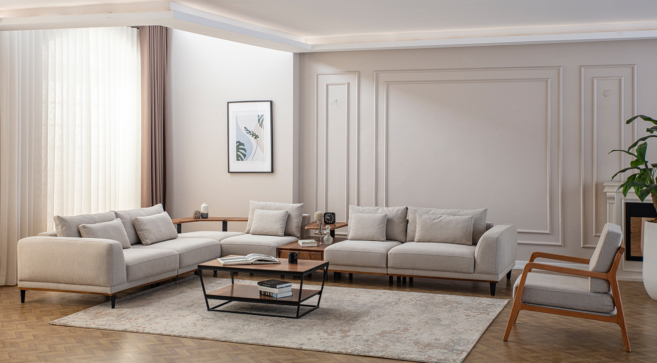 Konfor Corner Sofa Set