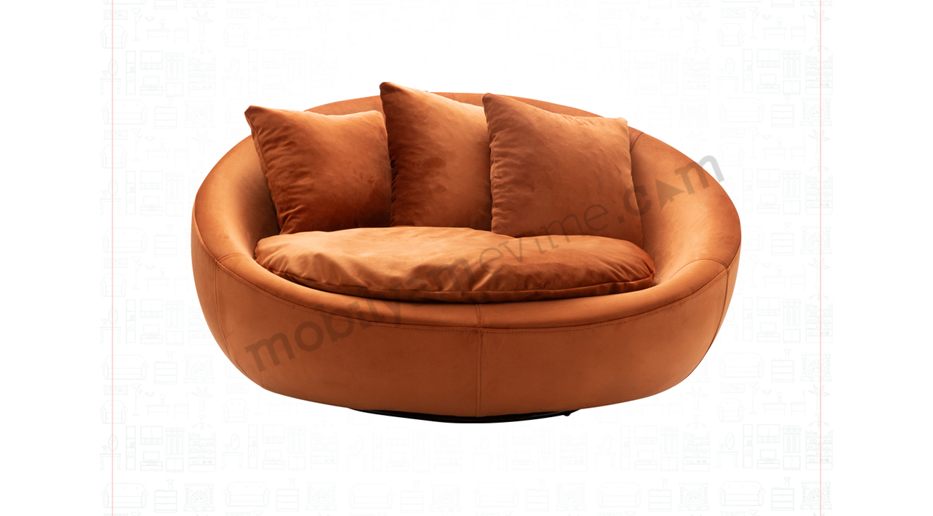 Loca Velvet Round Bergere 5