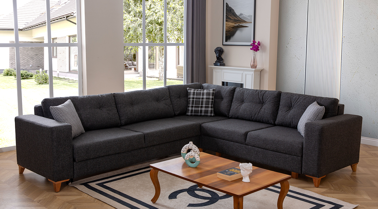 Kumsal Corner Sofa Set