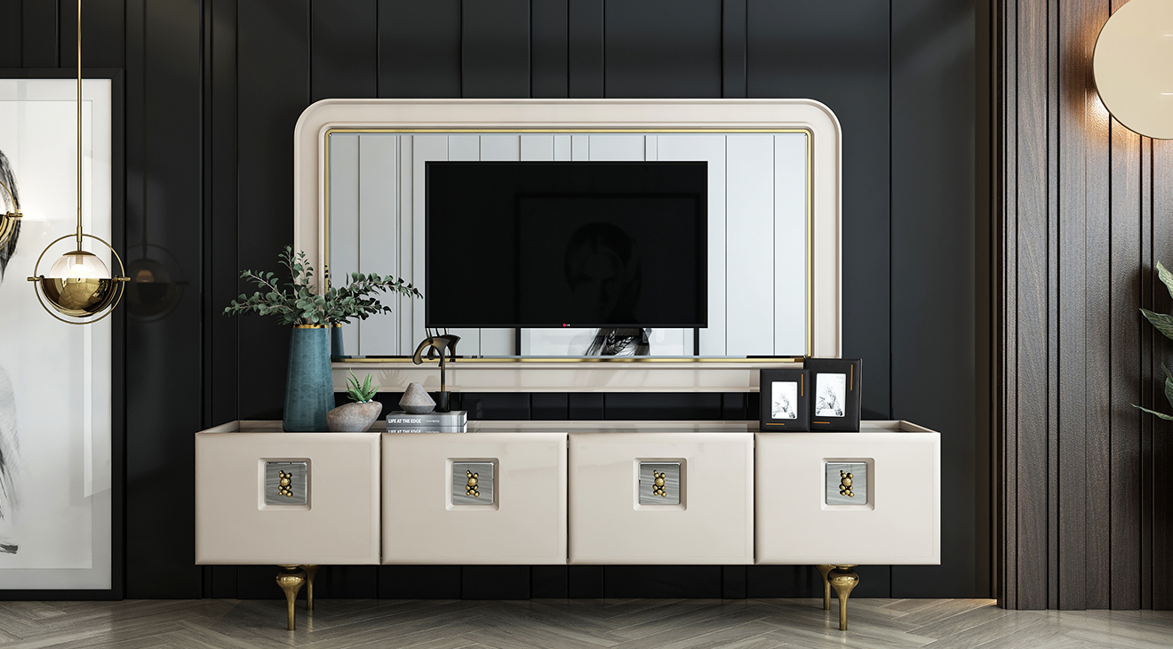 Latte Modern Tv Unit