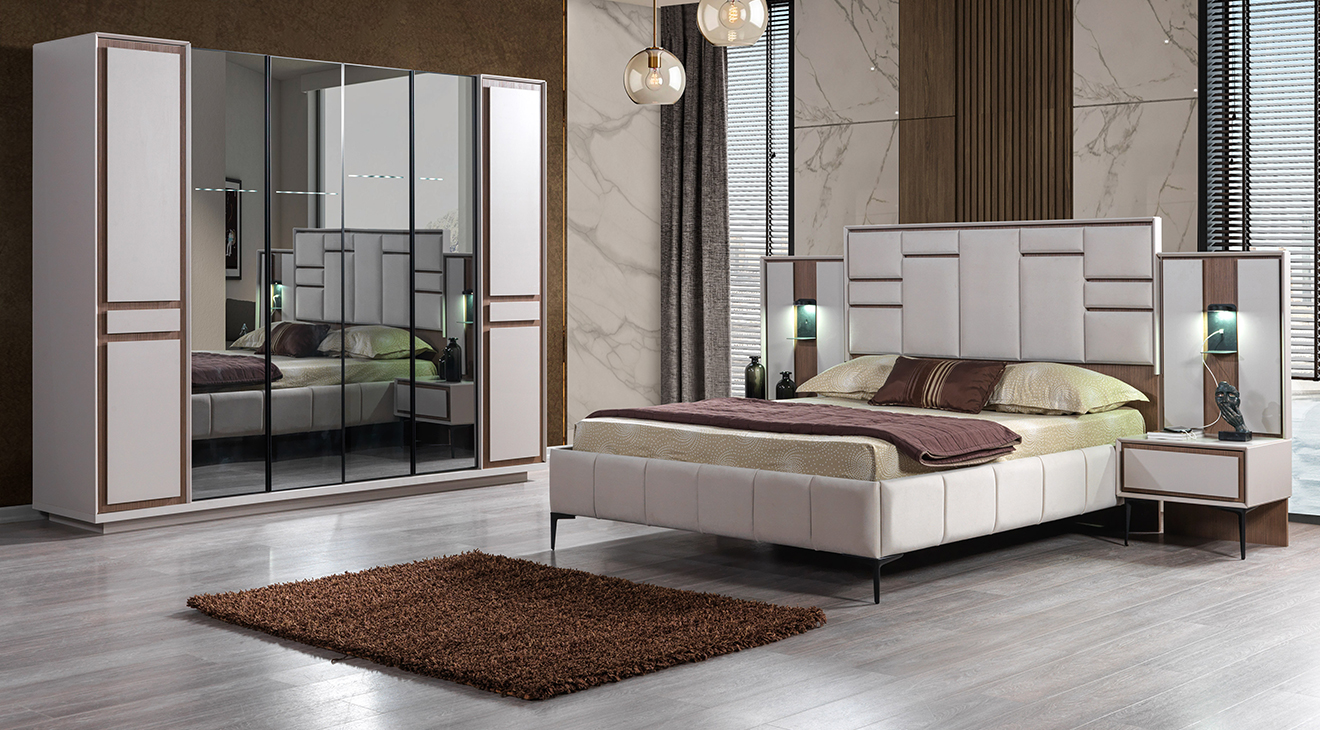 Livessa 6 Doors Bedroom Set