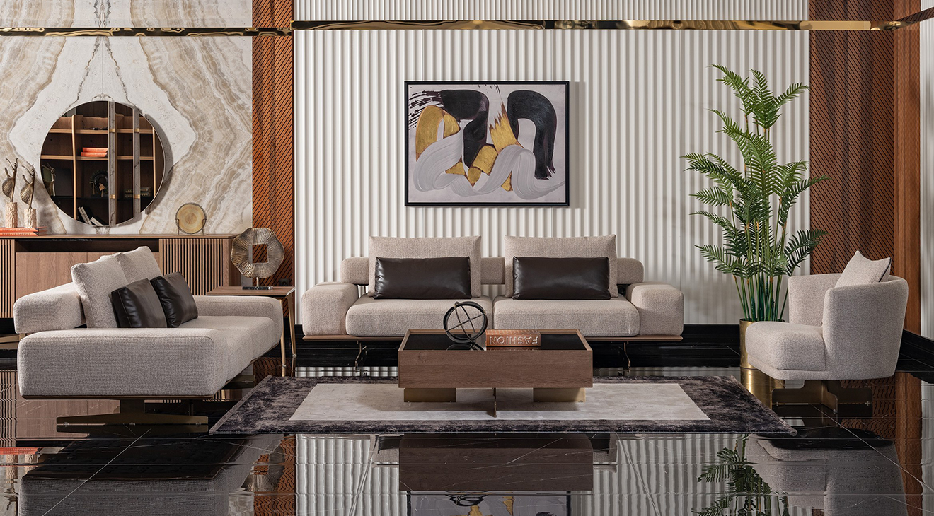 Lizbon Modern Sofa Set