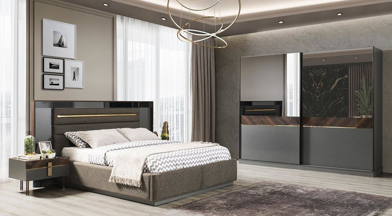 Loca Sliding Door Bedroom Set