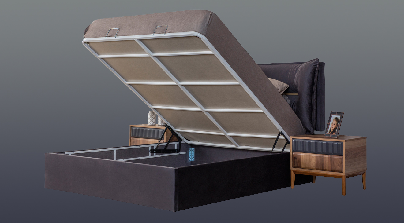 Loft Sürgü Kapaklı Yatak Odası Takımı | Mobilyamevime | İnegöl Mobilya