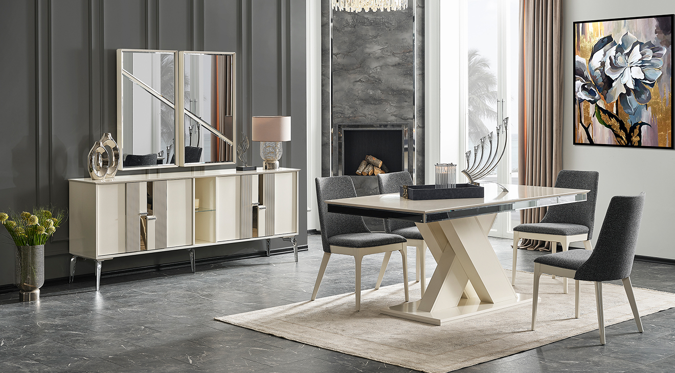 Logo Moonstone Modern Dining Room Set