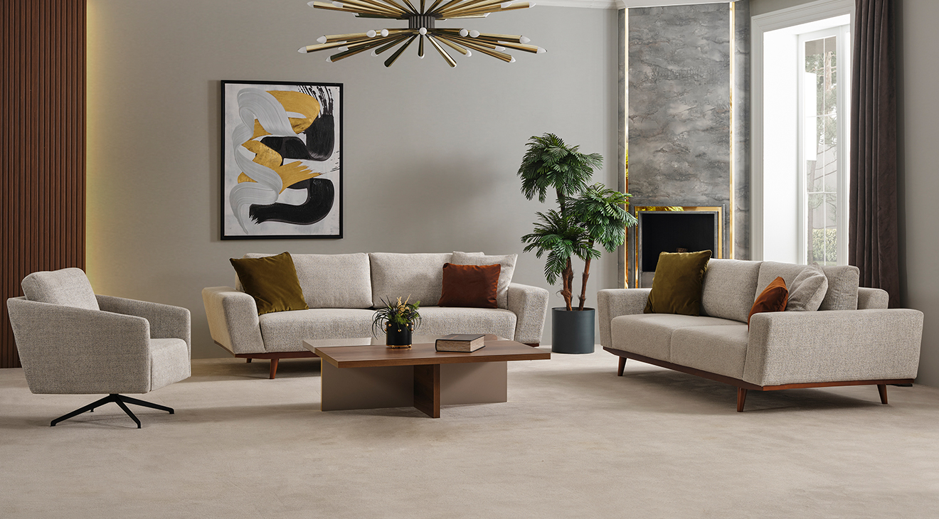 Logo Gloria Modern Sofa Set