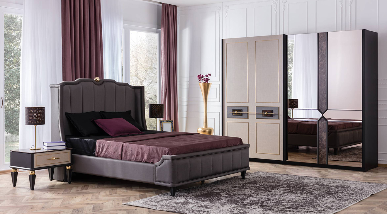 Lüx Sliding Door Bedroom Set