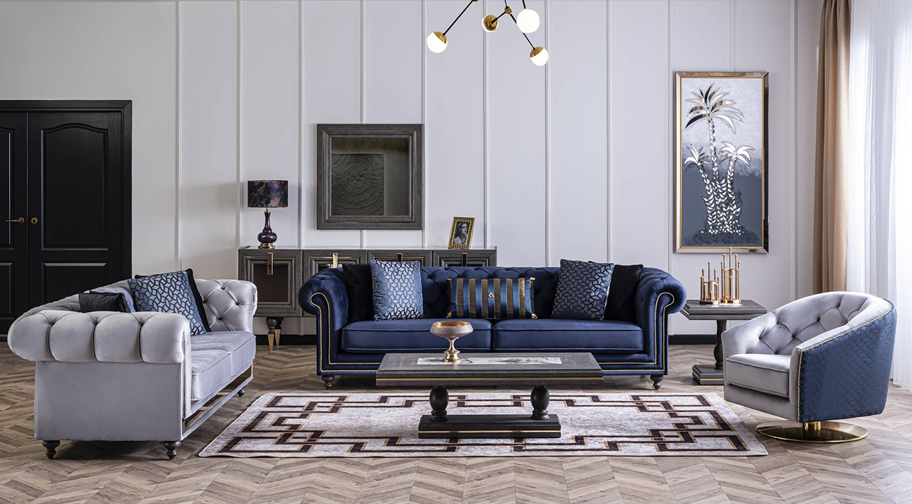 Madrid Chester Sofa Set