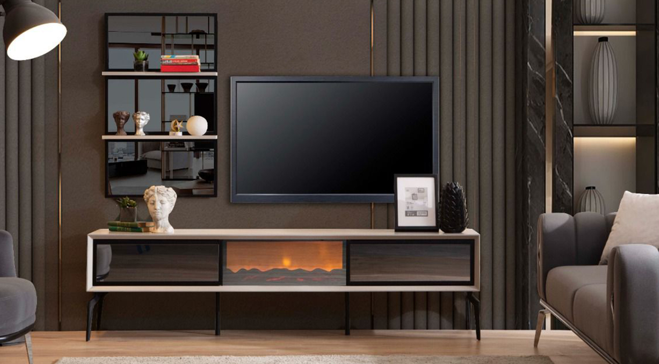 Madrid Fireplace Tv Unit