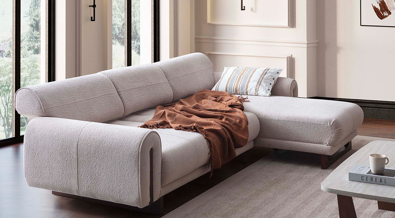 Malaga Modern Corner Sofa Set