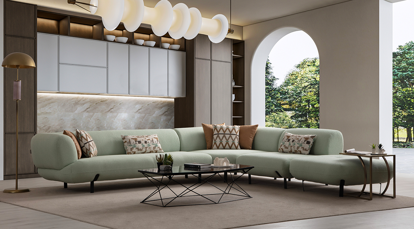 Manetti Relax Middle Corner Sofa Set