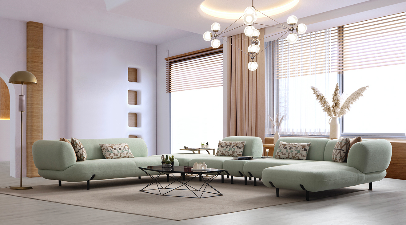 Manetti U Corner Sofa Set