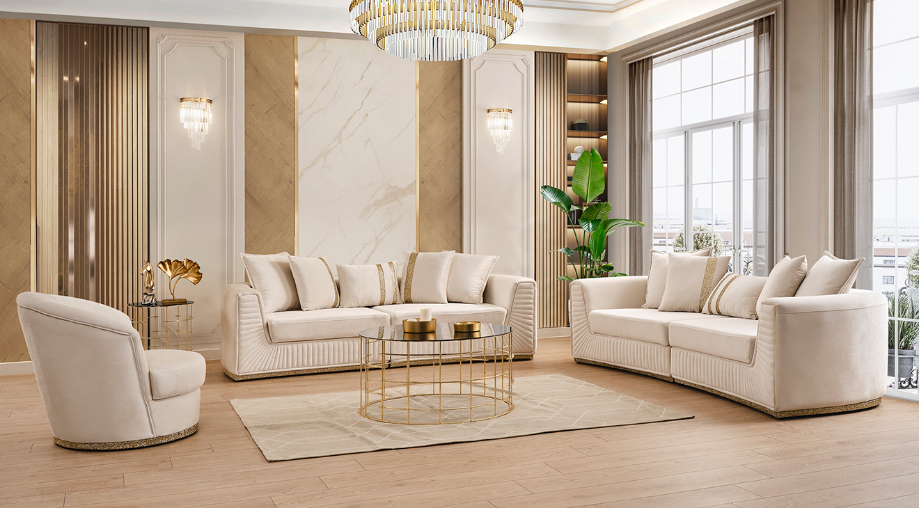 Mia Ayrılabilen Luxury Sofa Set