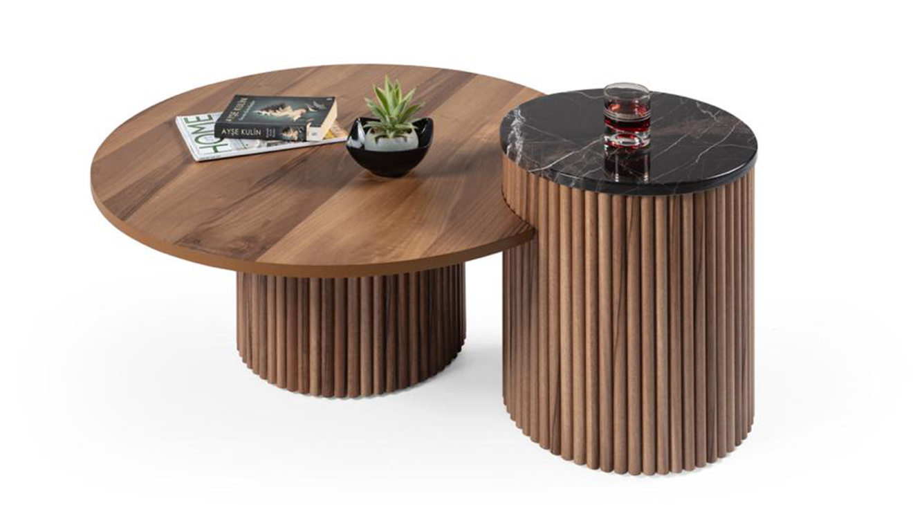 Moon Walnut Coffee Table