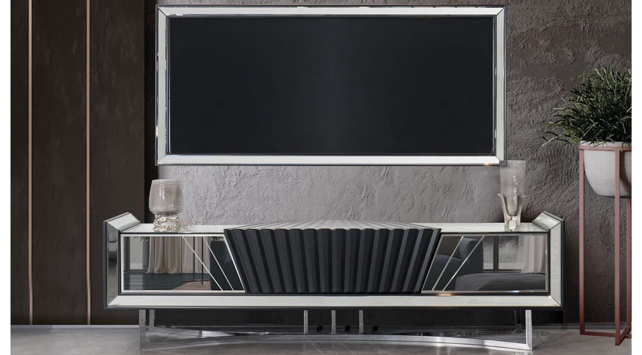 Mustang Metal Leg Tv Unit