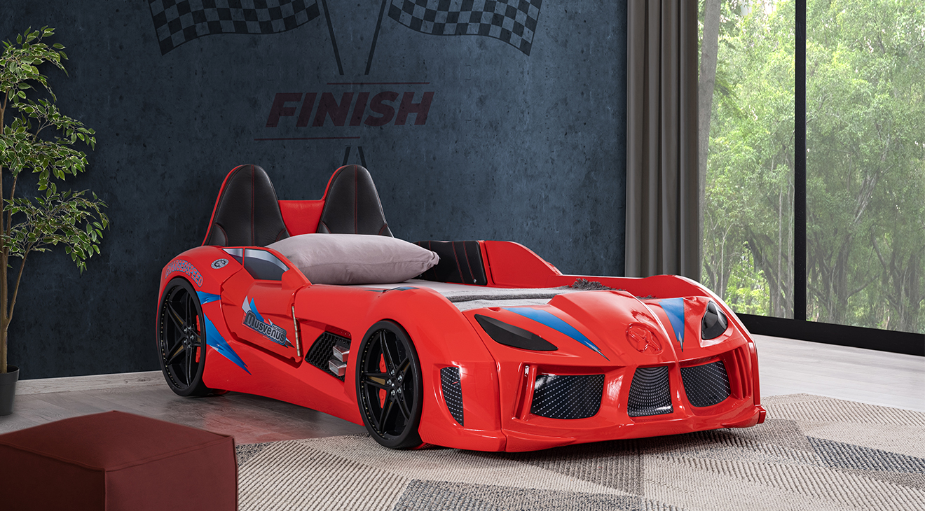 Mnv3 Red Car Bed