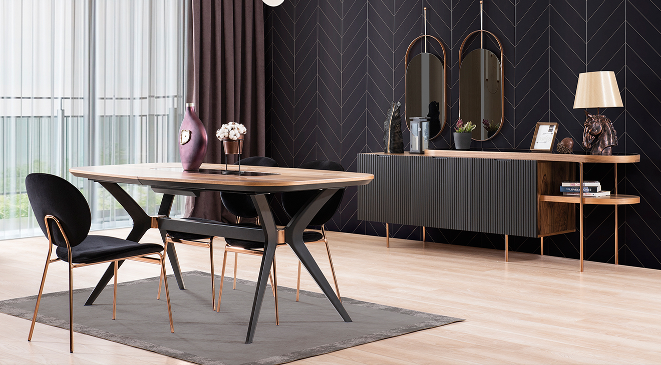 Neva Modern Yemek Odası Takımı