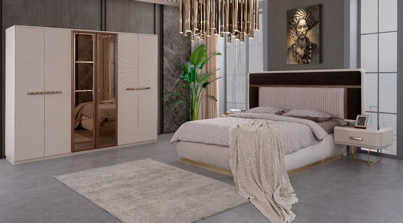 New Zen 6 Door Bedroom Set