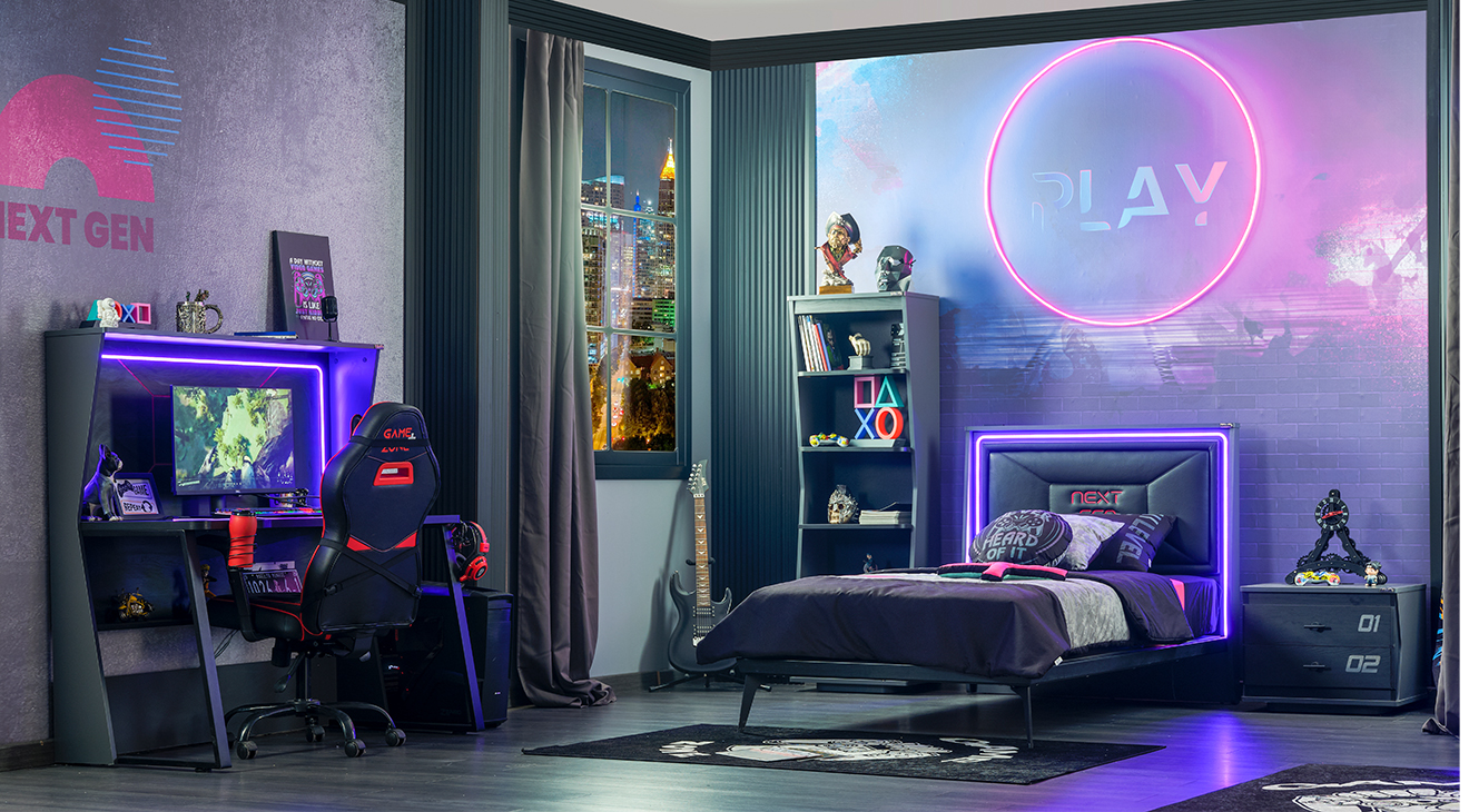 Next Game 3 Doors Young Room Set